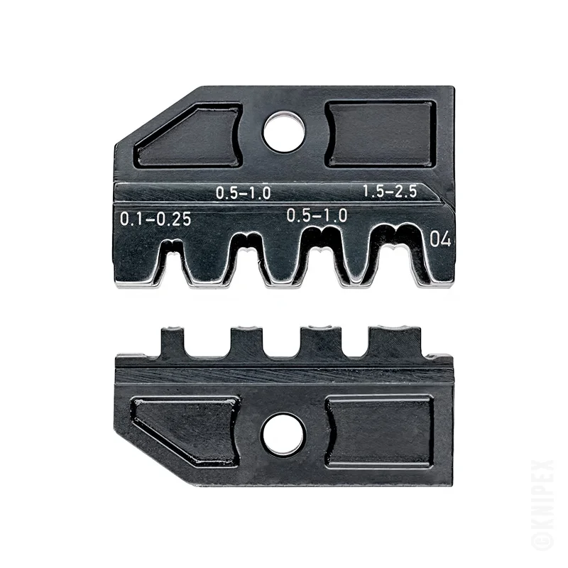 matrice de sertissage pour connecteurs non isolés 0,1 à 2,5mm²