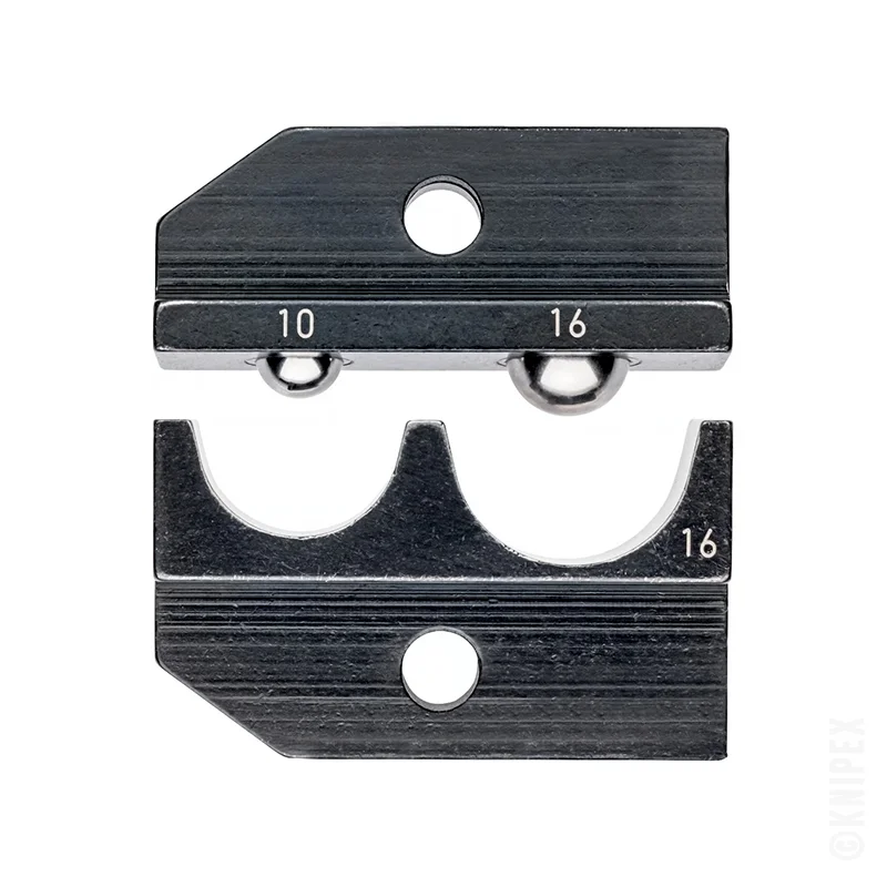 matrice de sertissage pour cosses et connecteurs isolés 10 à 16mm²