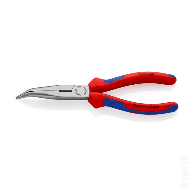 pince cigogne knipex demi ronde avec tranchant