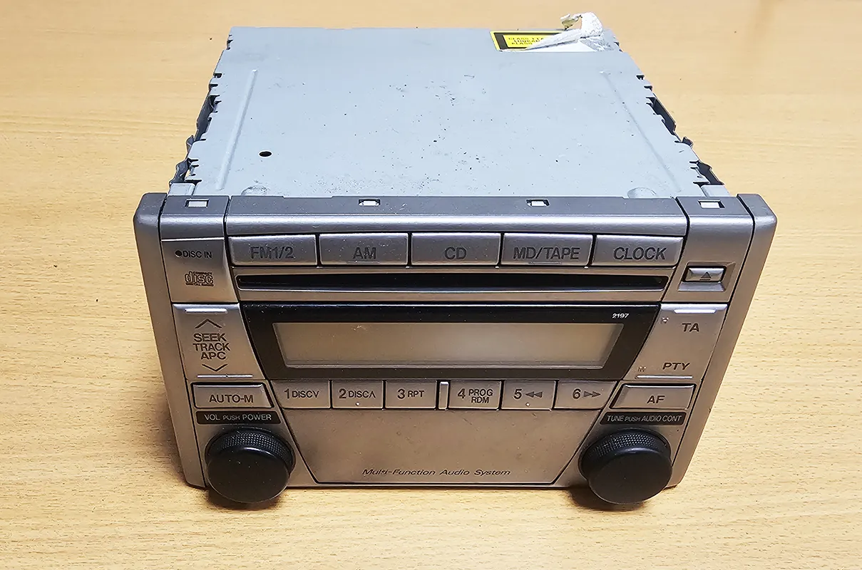 poste radio gris aluminium mx5 nbfl